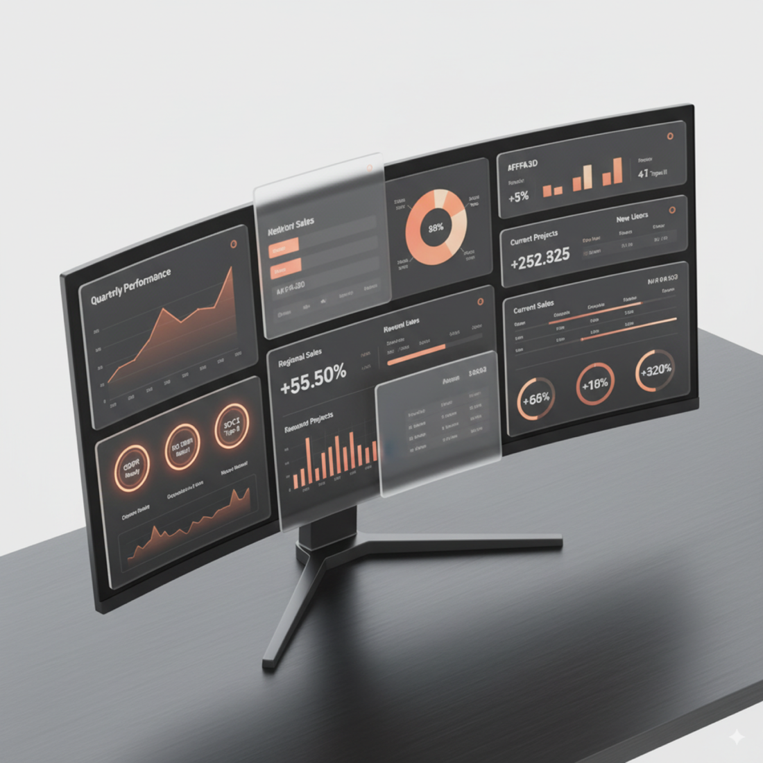 Dashboard analitik QMT
