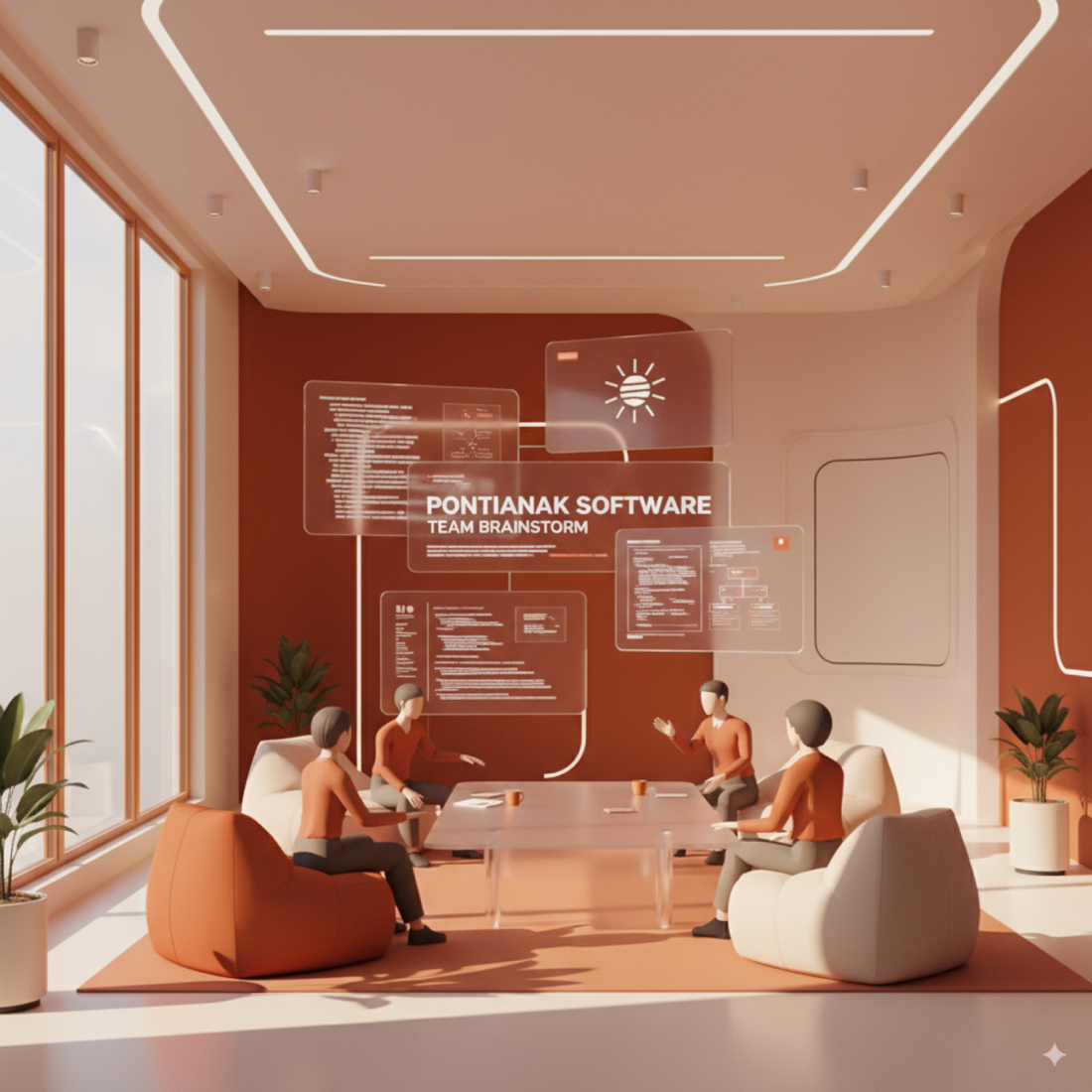 Ilustrasi tim Qapuas Media Technologies